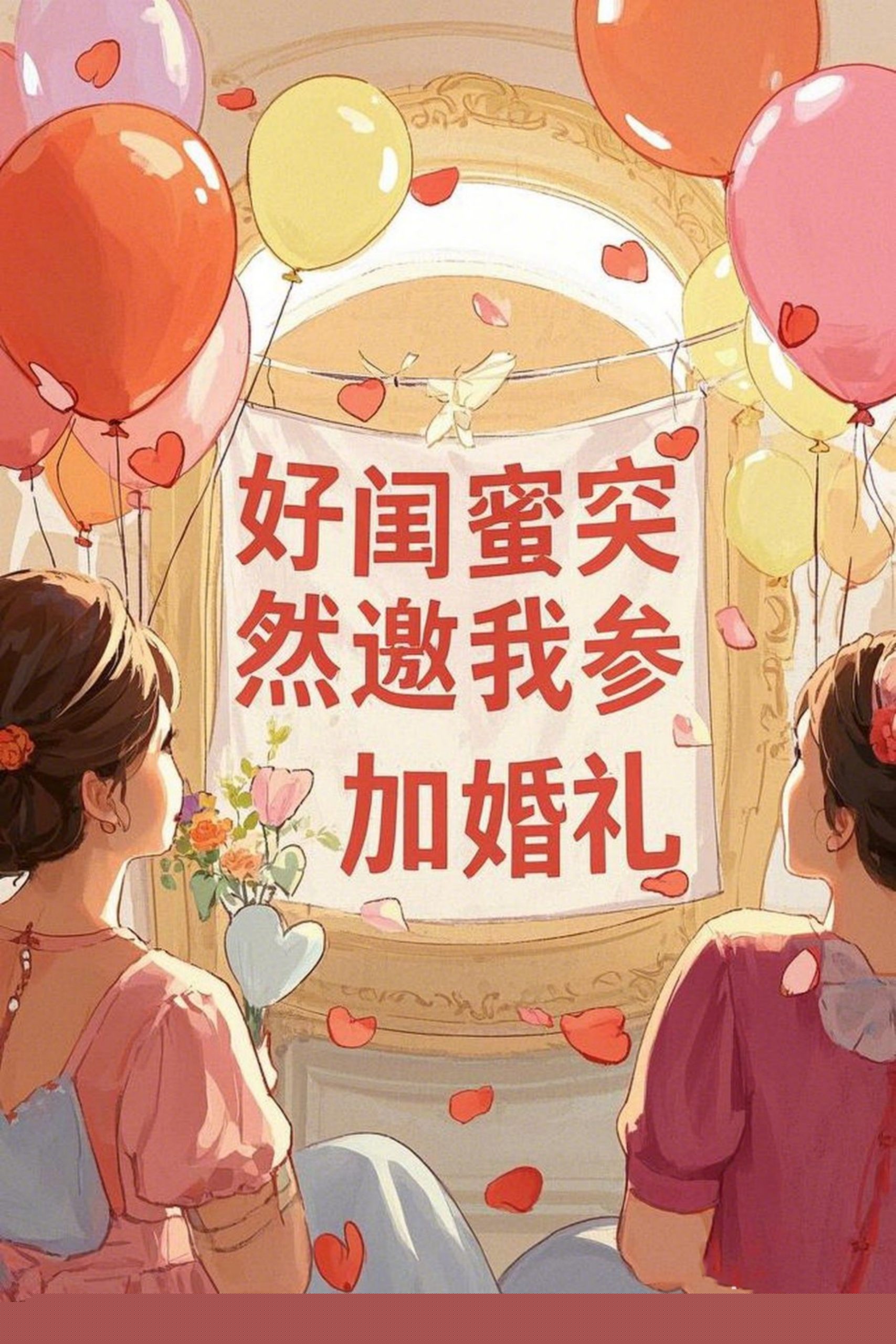 好闺蜜突然邀我参加婚礼